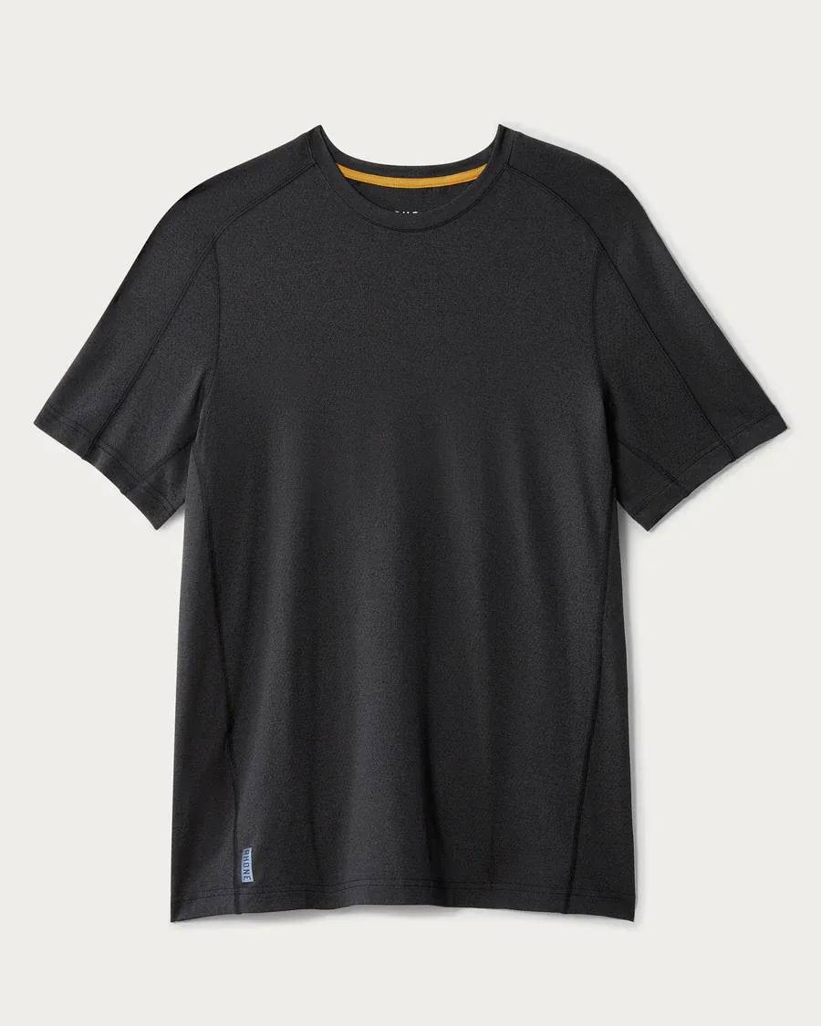 Black Cotton Stretch T-Shirts