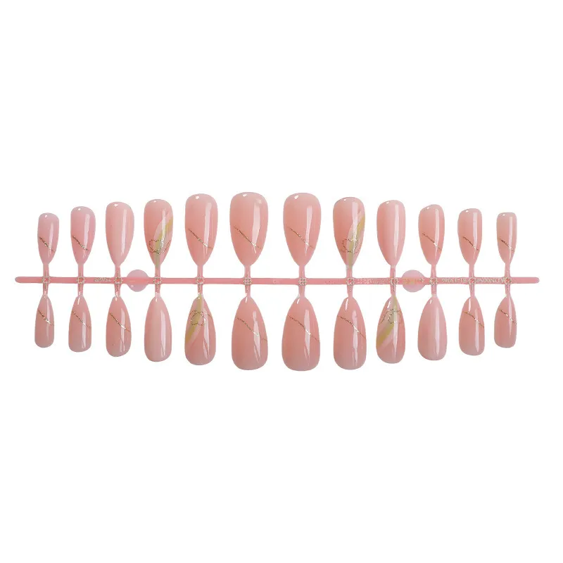 Nailhour Minimalist 24Pcs Daily Office Nude Press On Nails