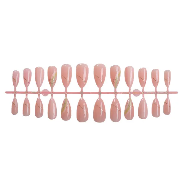 Nailhour Minimalist 24Pcs Daily Office Nude Press On Nails