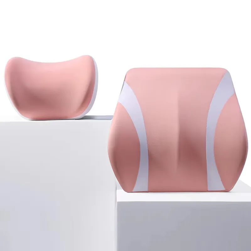 Car Seat Neck And Waist Cushion, Soft Cushion