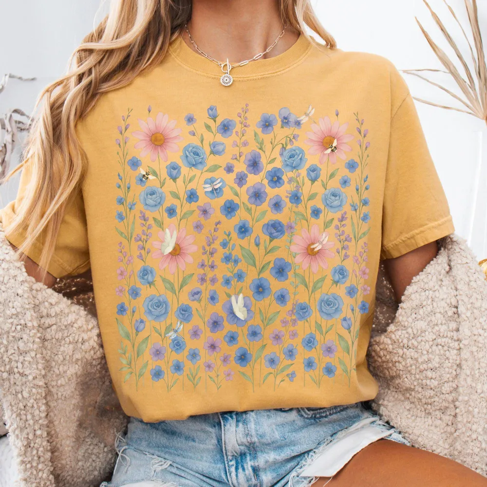 Cottagecore Wildflower T-shirt