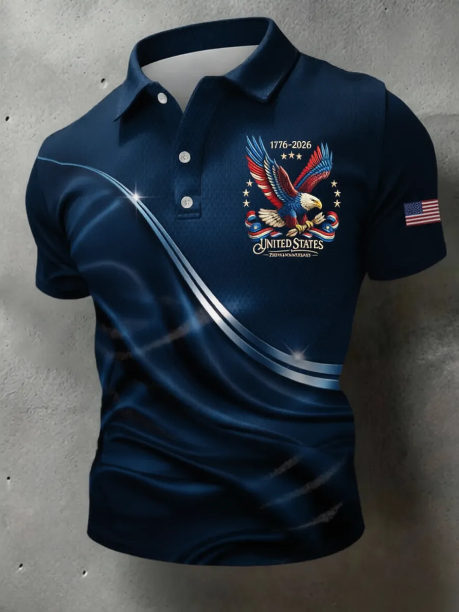 Men's 250th Anniversary Celebration Printed Polo Shirt