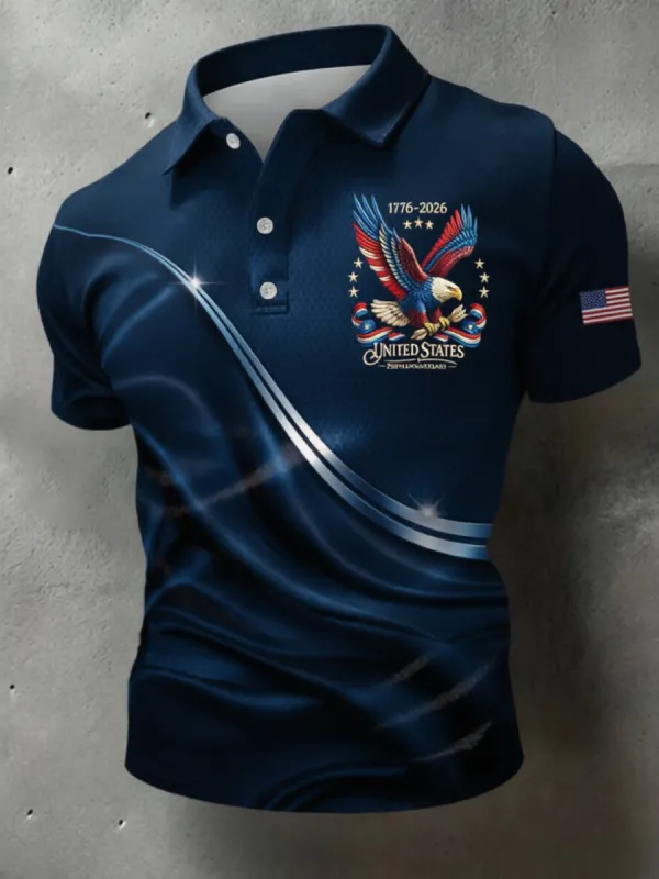 Men's 250th Anniversary Celebration Printed Polo Shirt