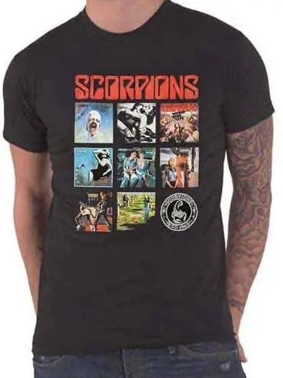 Men's Scorpions Printed Round Neck T-Shirt