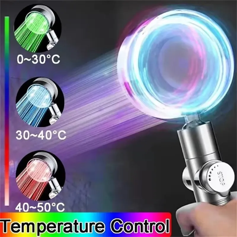 LED Color-Changing Shower Head