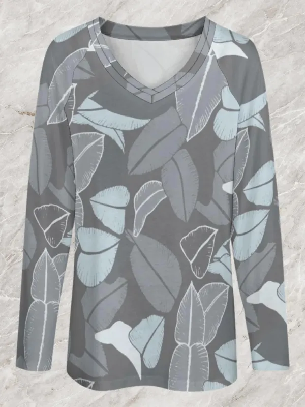 Boho Botanical Long Sleeve T-Shirt