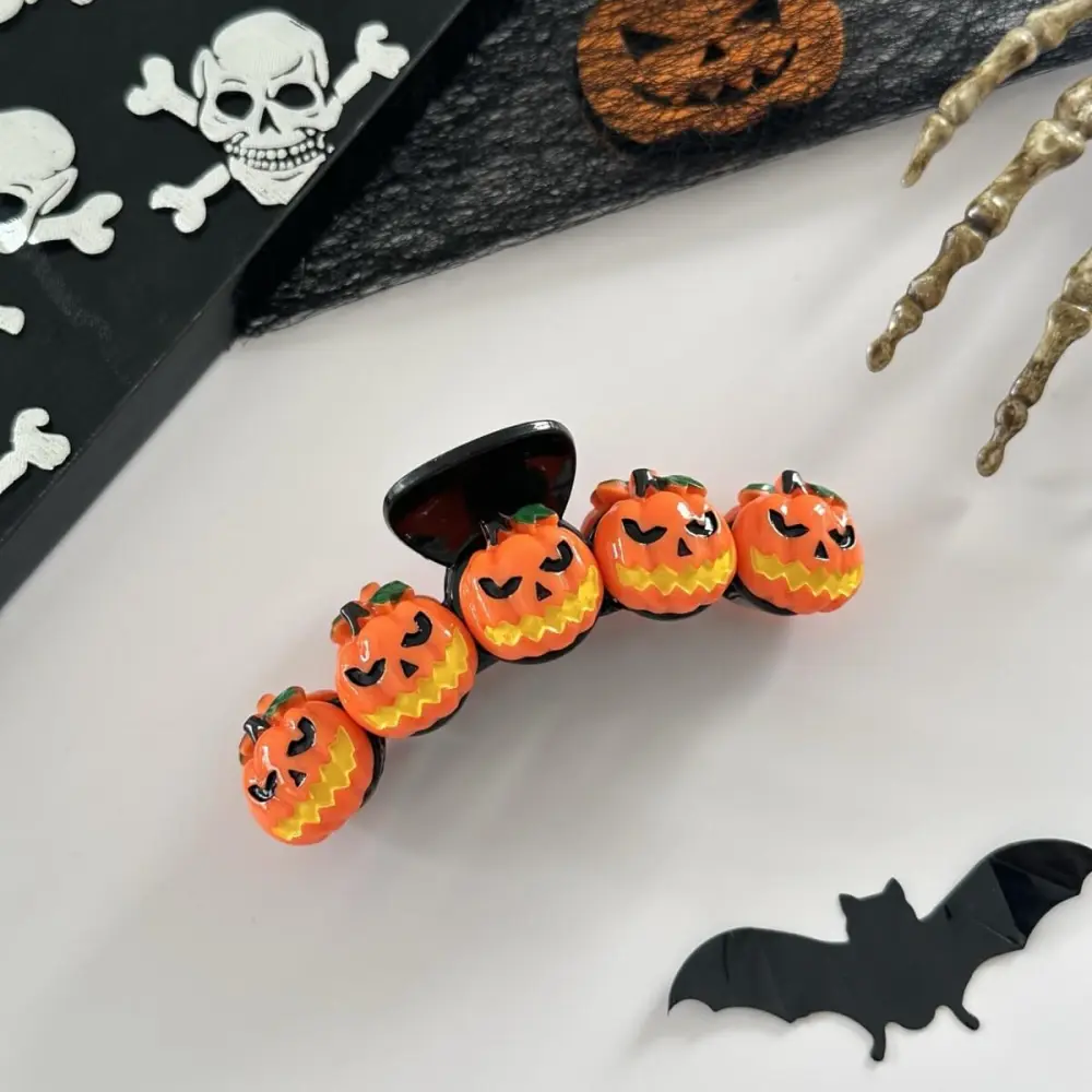 Halloween 2pcs Halloween Funny Pumpkin Hair Claw