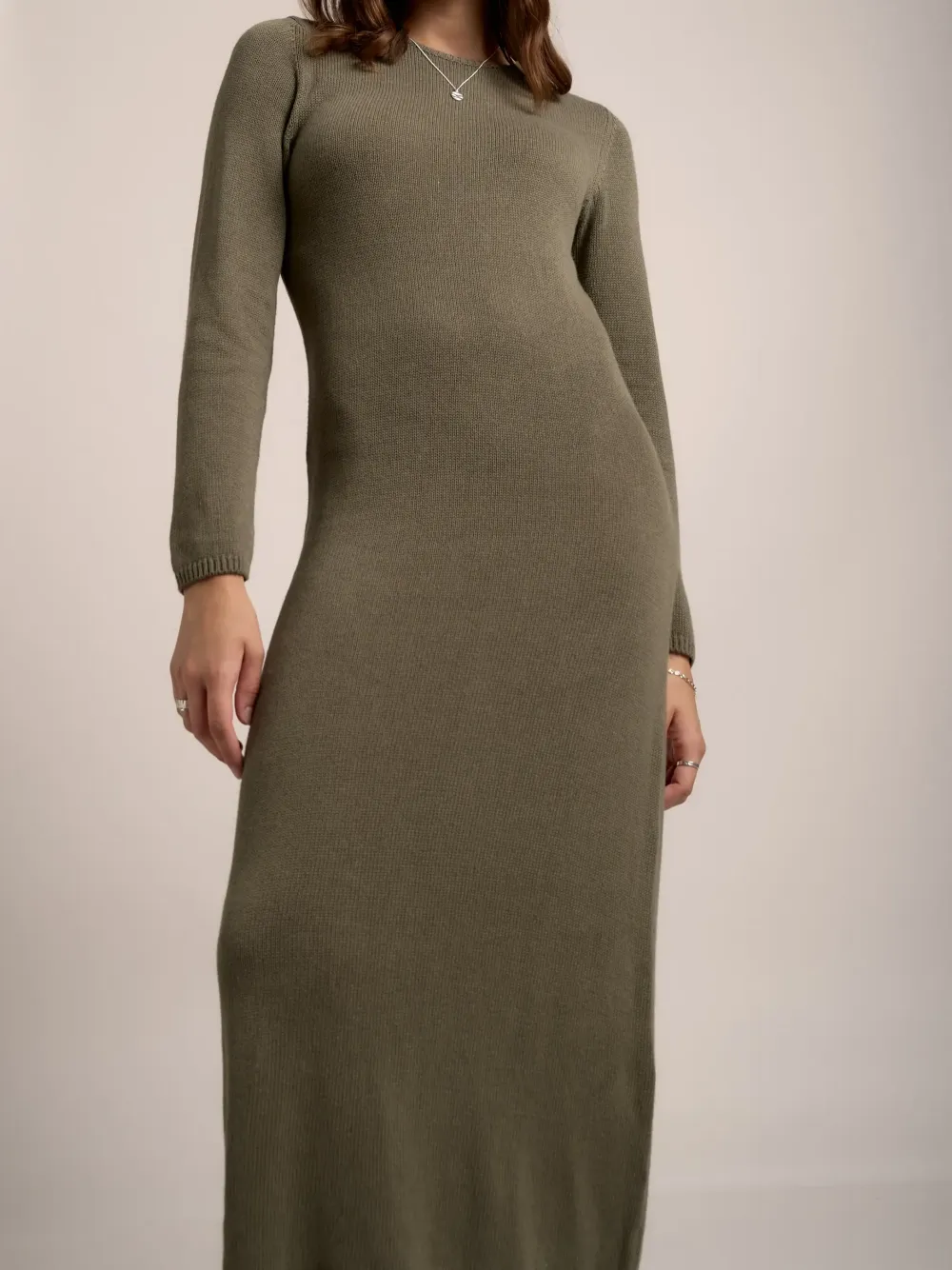  Knit Maxi Dress