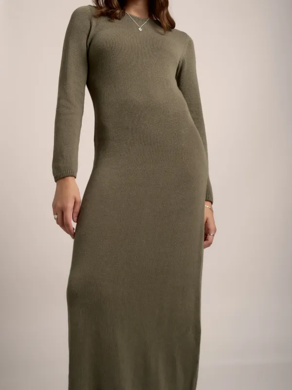  Knit Maxi Dress