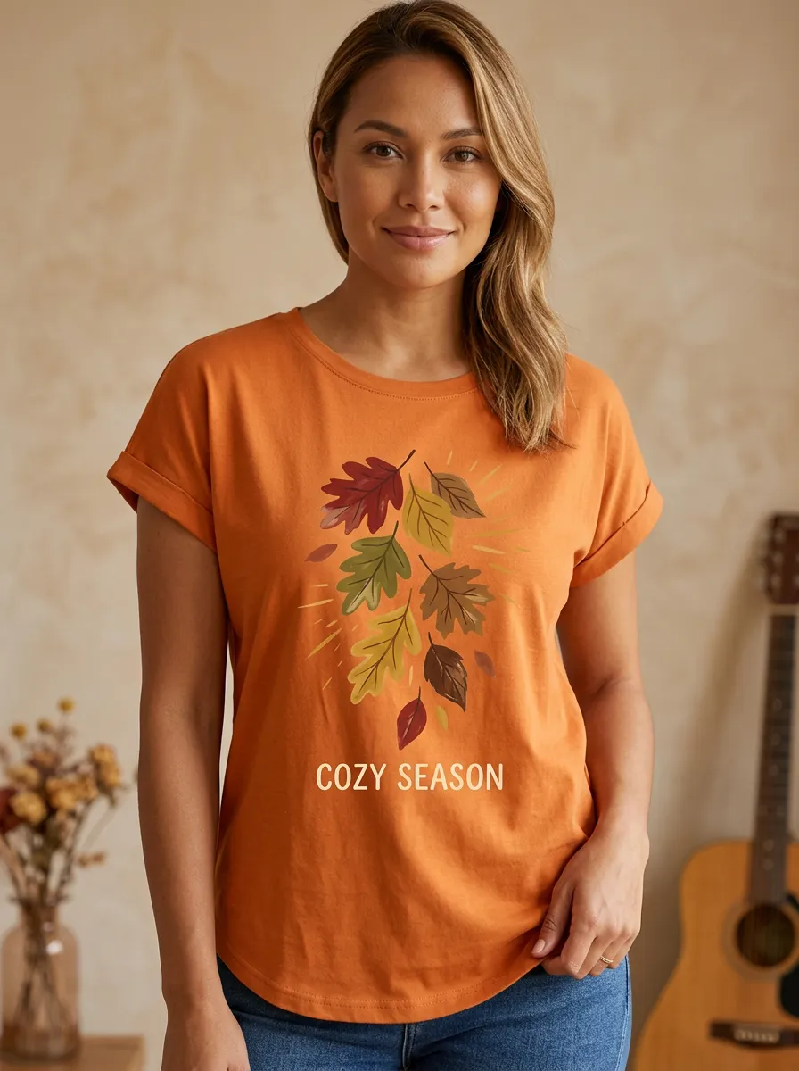 Product Name Burnt Printed Women's Graphic T-Shirt
