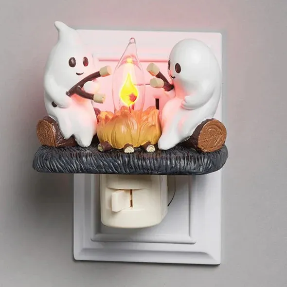 Halloween Night Light Ghost Bubble Bath Lamp Ghost Reading Lamp Ornament
