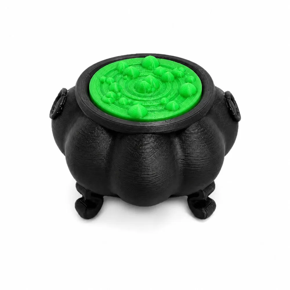 Halloween Black Witch'S Cauldron Desktop Stress Reliever Ornament