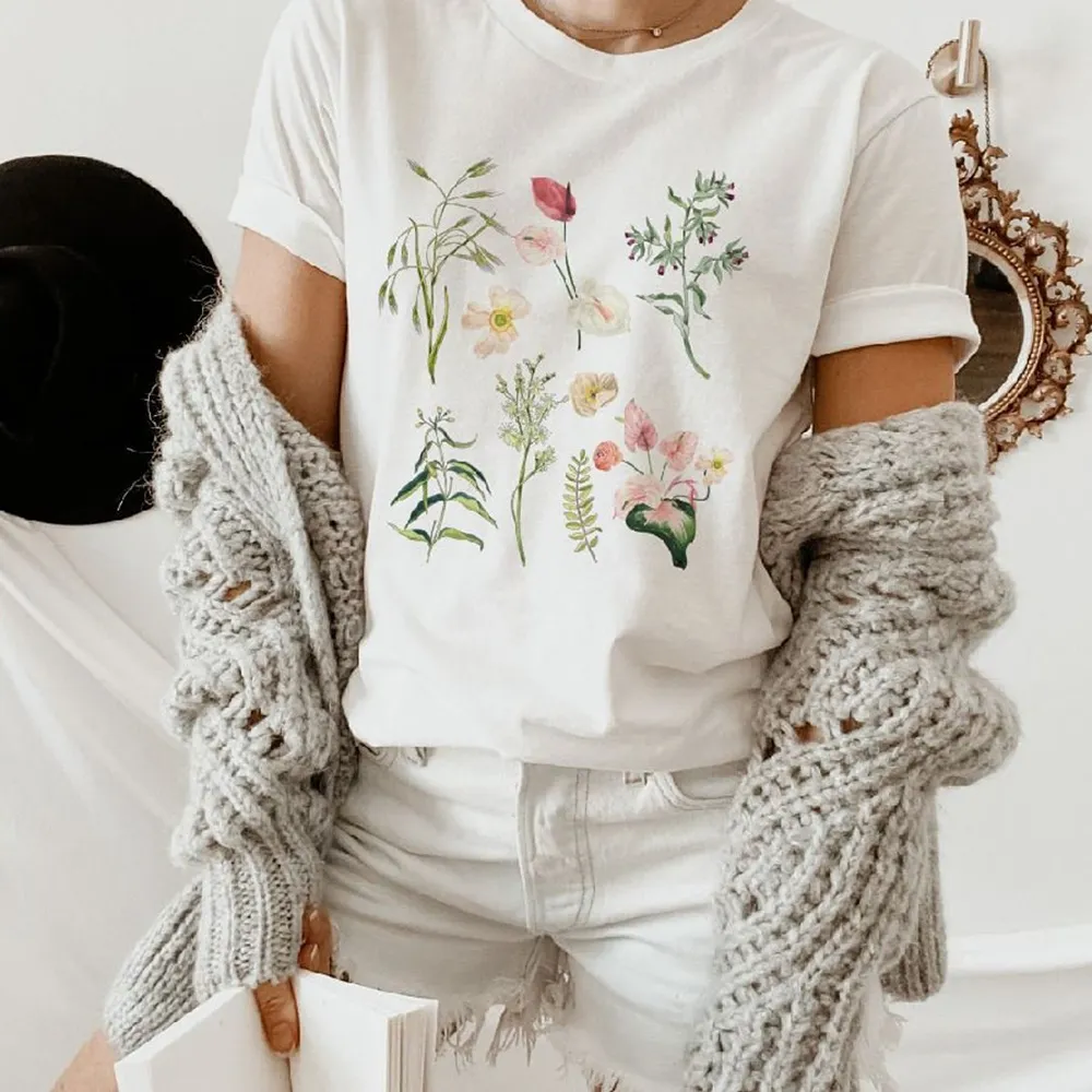 Wild Meadow Natural Gardener Floral T-Shirt
