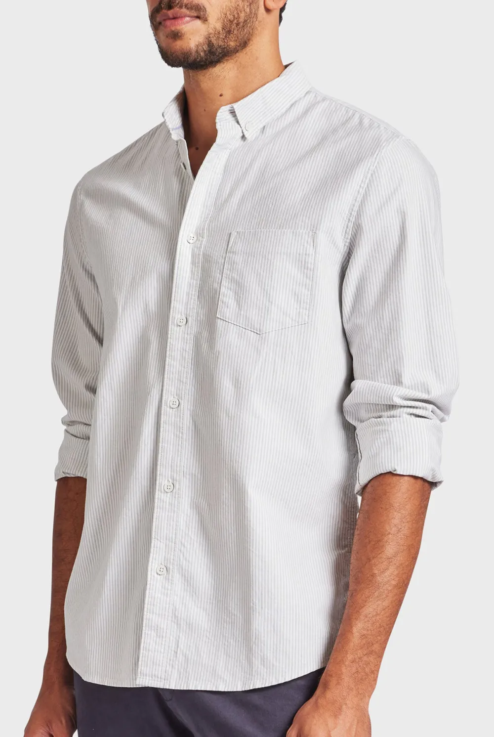 Vintage Oxford Button Down Long Sleeve Shirt