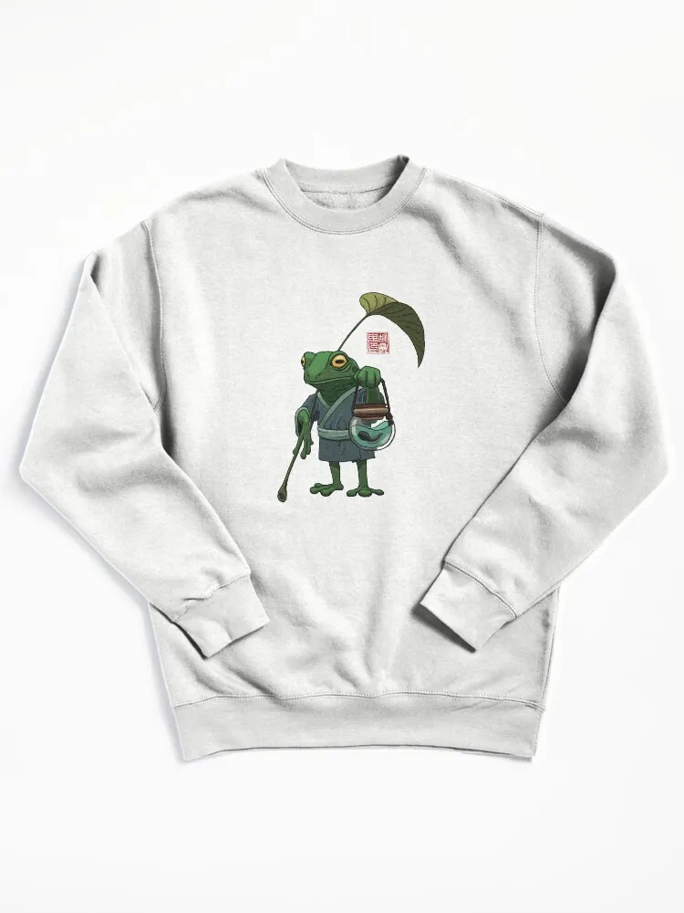 A Frog And His Son Pullover Sweatshirt
