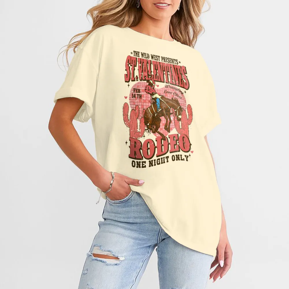 Wild West Rodeo Themed Printed T-Shirts