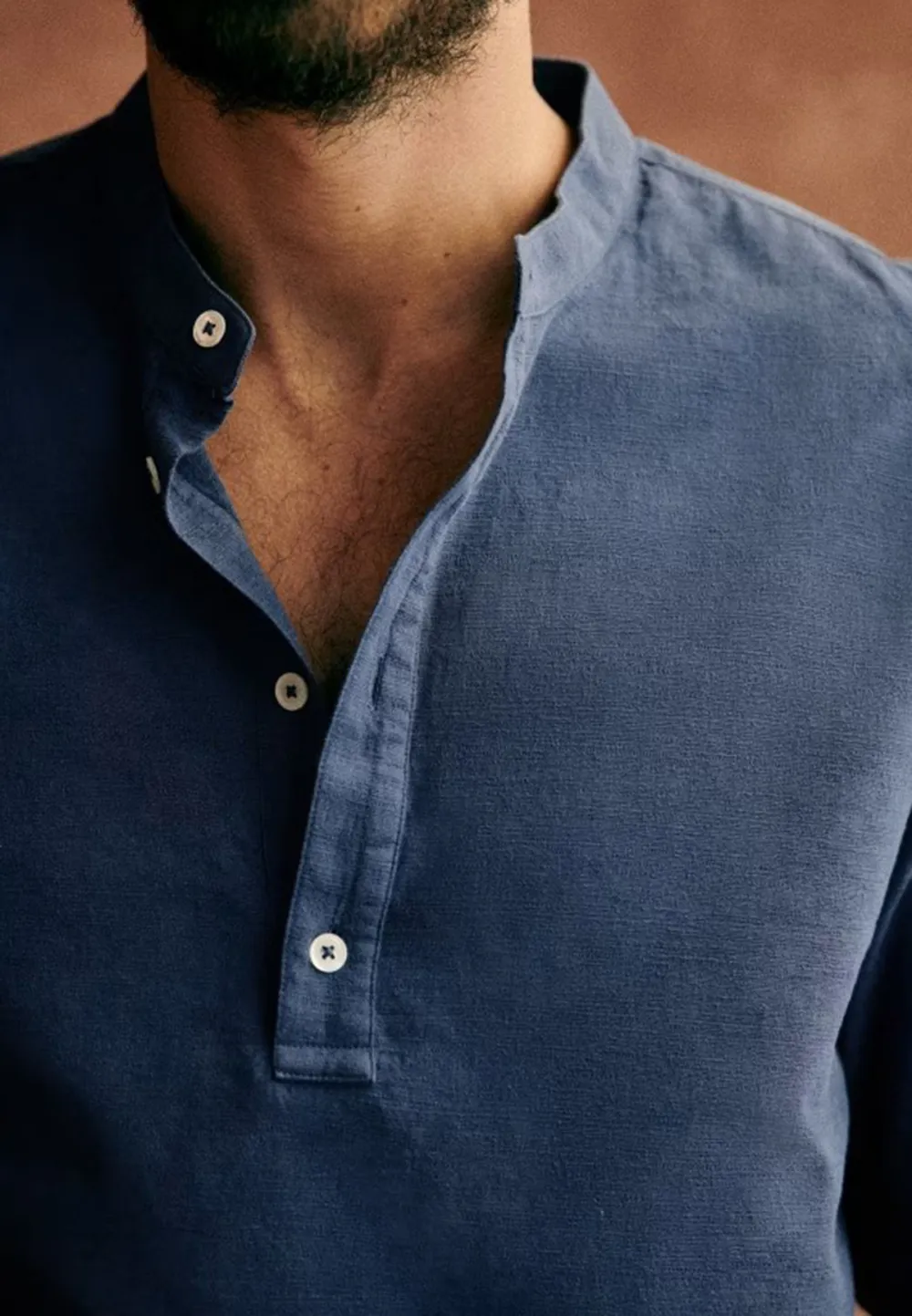  Mandarin Collar Shirt