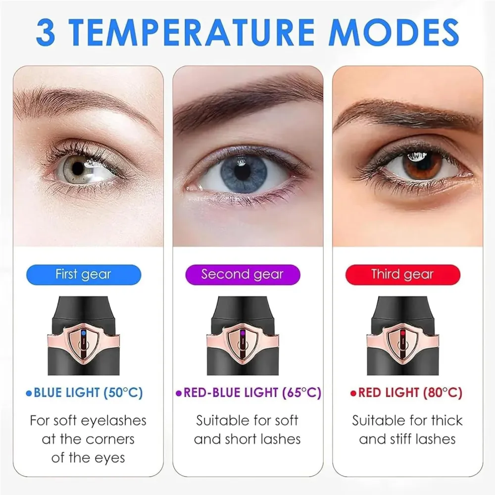 Mini Electric Ladies' Heated Eyelash Curler