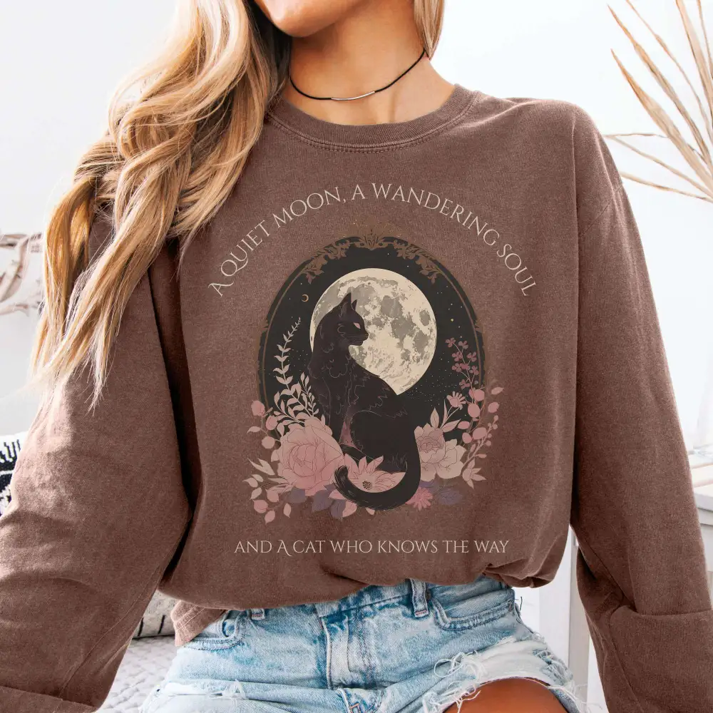 The Cat Who Knows The Way Long Sleeve Tee