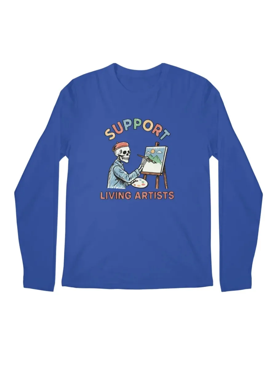 Skeleton Artist Graphic Tee