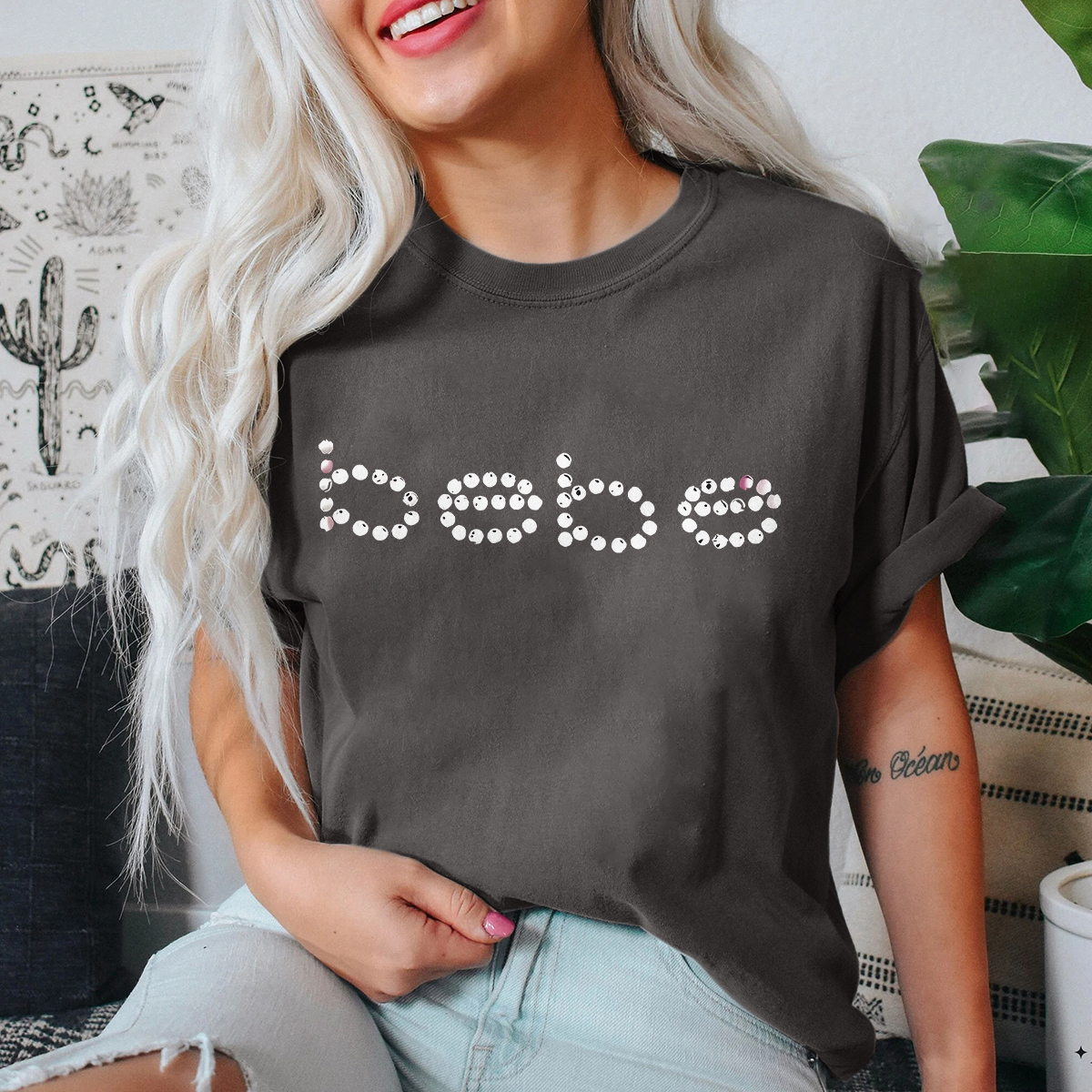 Crew Neck Casual Style T-Shirt