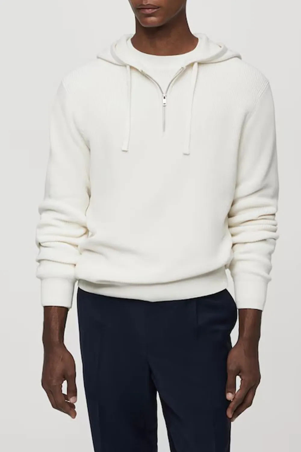 Hooded Knit Sweatshirts