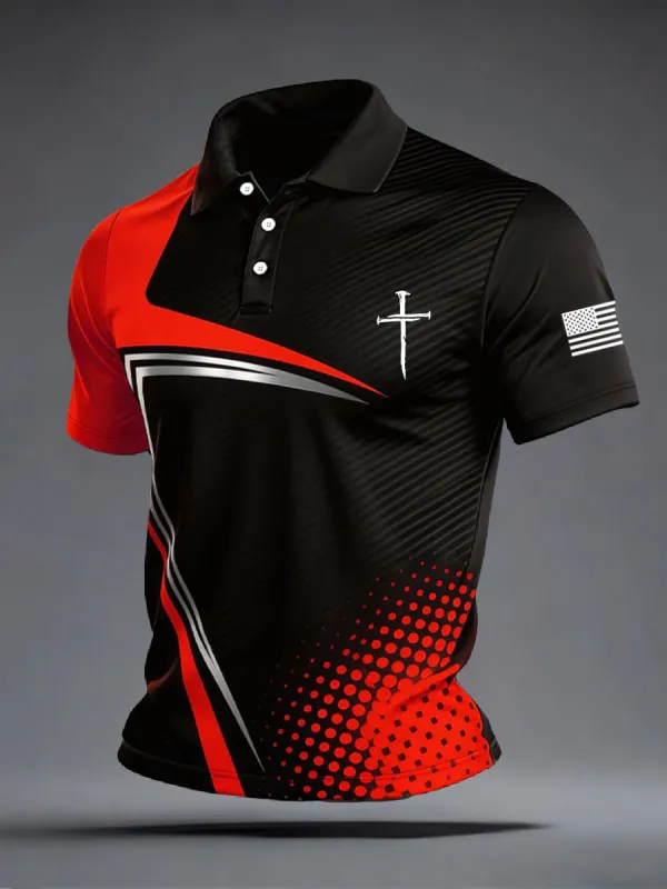 Men's America Anniversary Short-Sleeve Polo Shirt