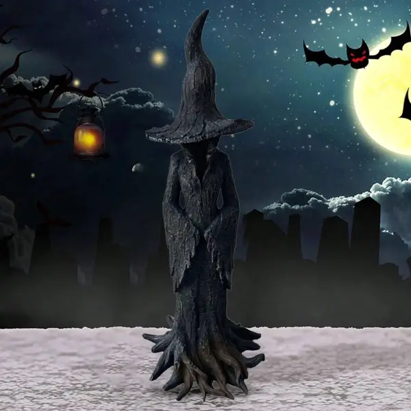 Halloween Gothic Vinyl Witch Statue 20cm