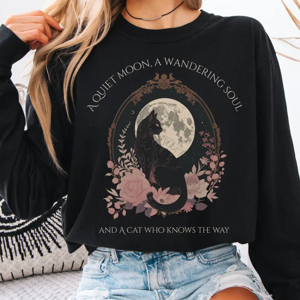 The Cat Who Knows The Way Long Sleeve Tee