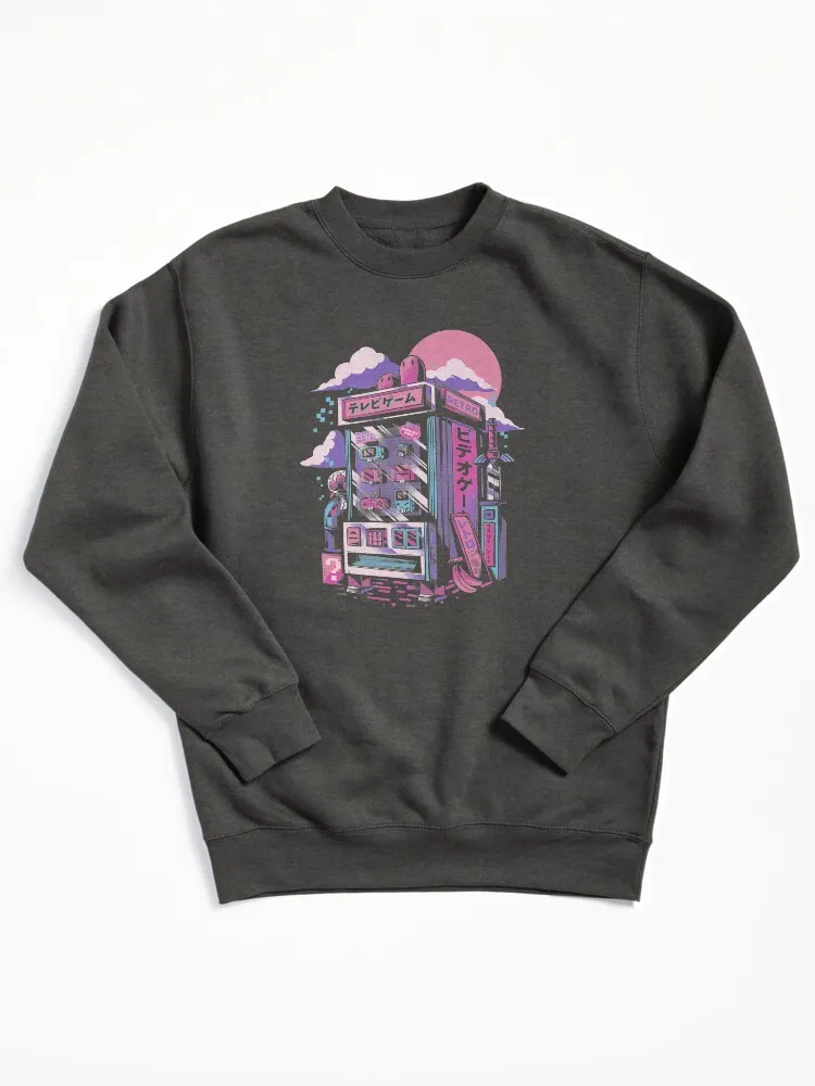 Retro Gaming Machine Pullover Sweatshirt