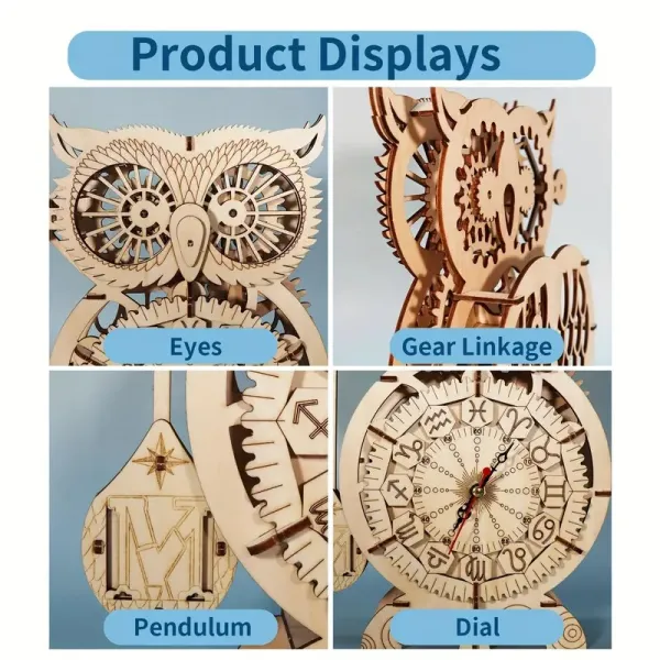 Fun Owl Wooden Assembly Toy