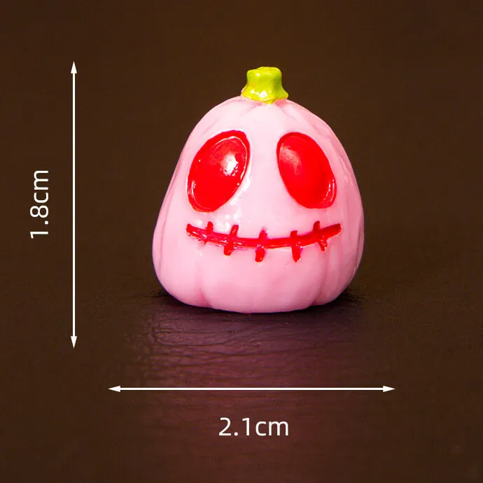 8Pcs Halloween Kawaii Luminous Mini Figurine