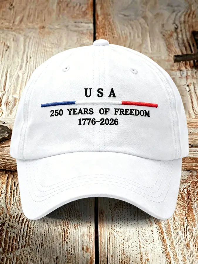 250Th Anniversary Embroidered Duck Tongue Hat In The United States