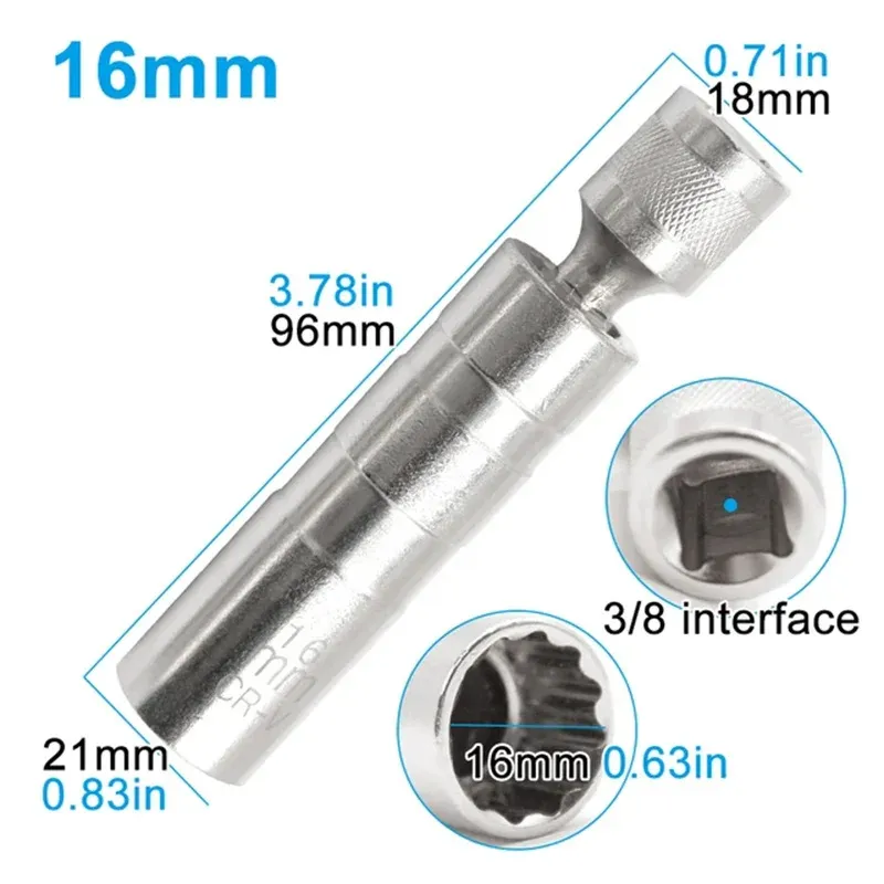 Spark Plug Socket Wrench for Auto Repair