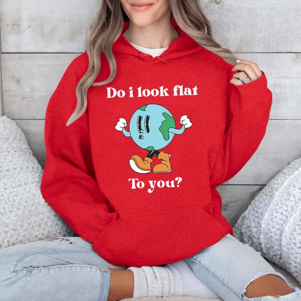 Earth Planet Funny Art Printed Hoodies