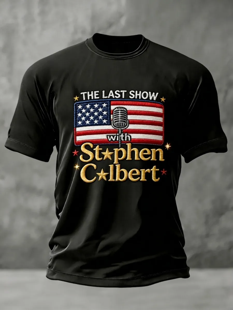 Men's Retro Last Show Lover Art Print T-Shirt