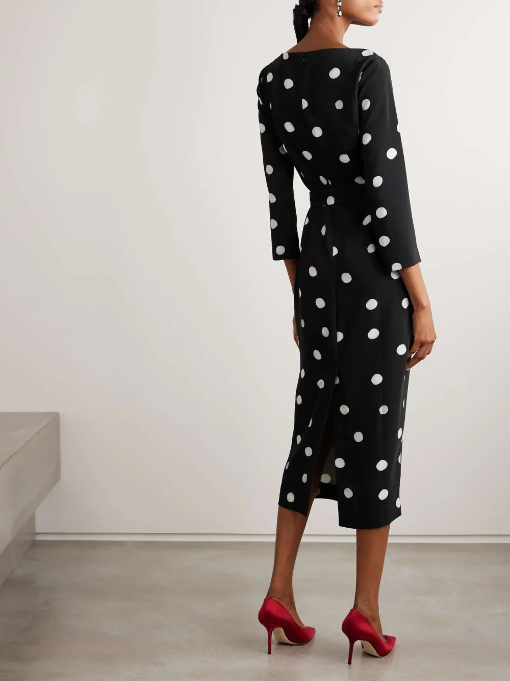 PolkaDot Round Neck Dress