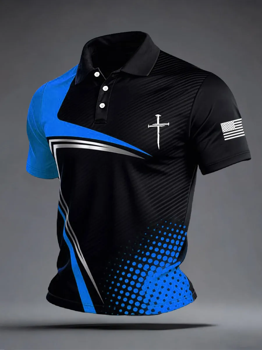 Men's America Anniversary Short-Sleeve Polo Shirt
