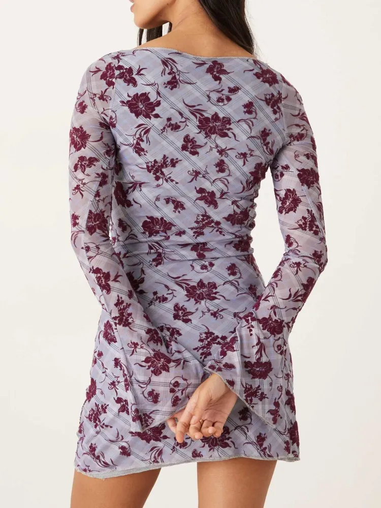 Boat Neck Slim Fit Dress