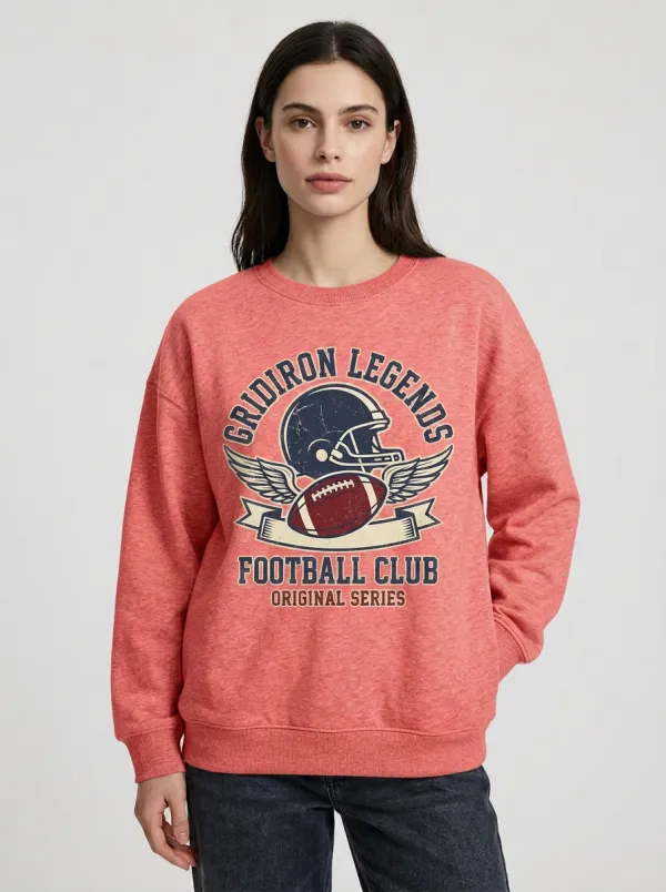 Legends Winged Helmet Football Graphic Sweatshirt