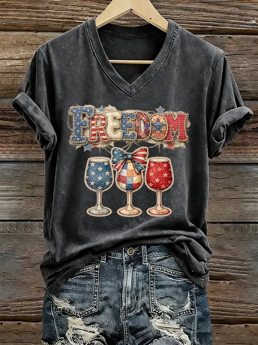 Women's American 250th Anniversary Printed T-Shirt