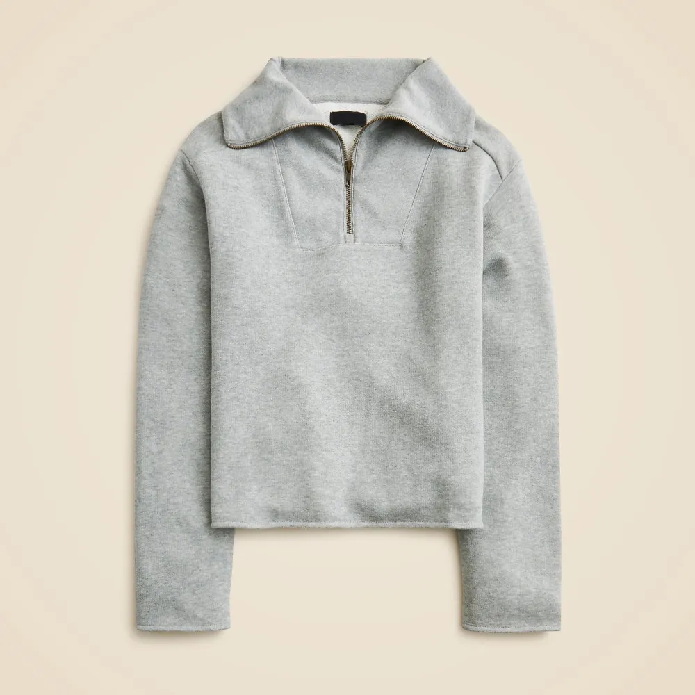 Zipper Terry Rollneck Sweatshirts