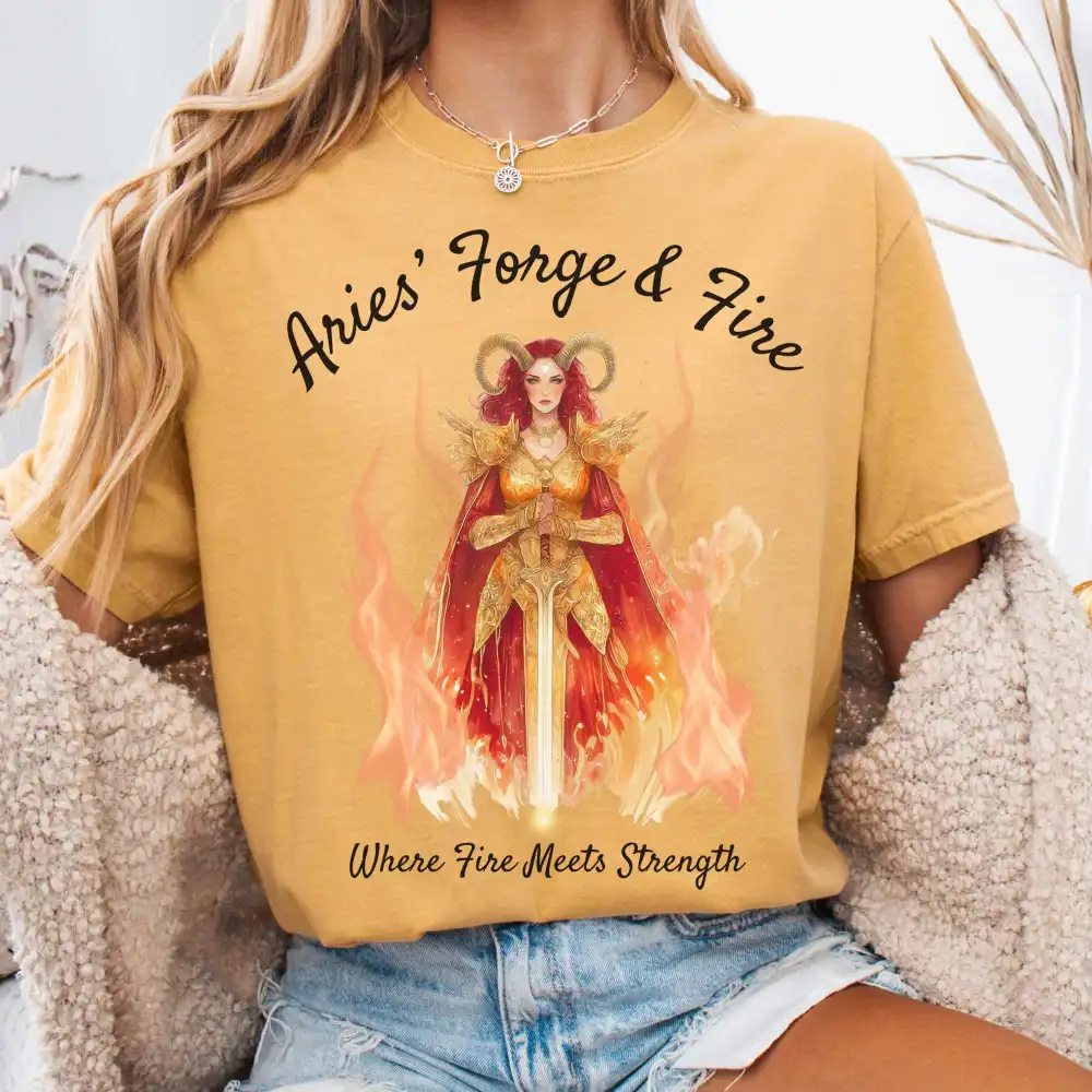 Aries' Forge & Fire Zodiac Shirt