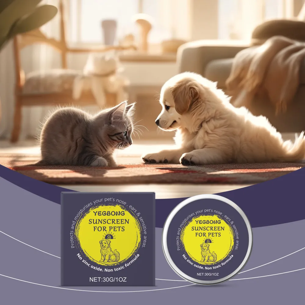 The gentle ingredients of the pet protective cream soothe, care and clean the skin of pets. It is suitable for daily use by cats and dogs 1 pcs
