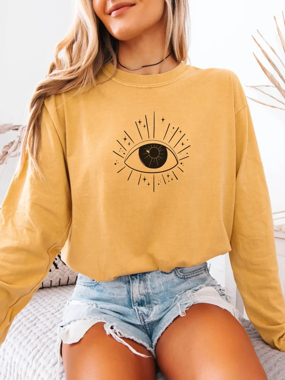 Gothic Eye Print T-Shirt