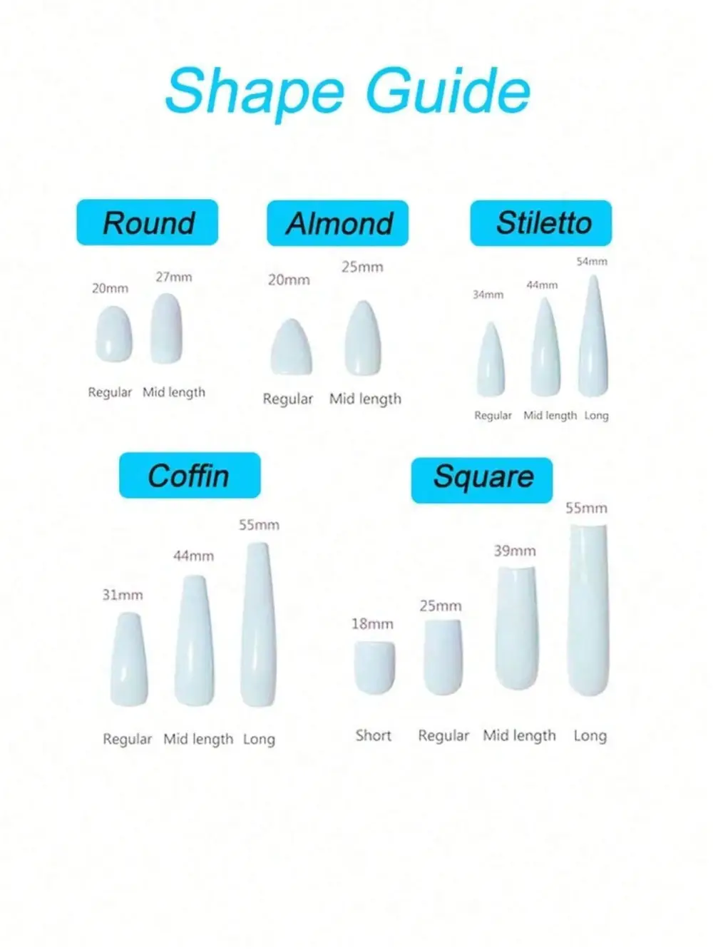 Nailhour 10Pcs Handmade Almond French Polka Dot With Music Note Press On Nails
