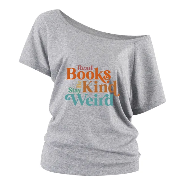 Fashion Off Shoulder T-shirts