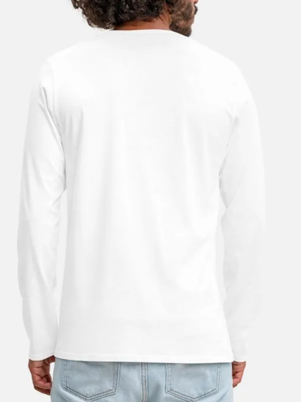 A Long-Sleeved T-Shirt With Letter Prints For Men'S Alienation