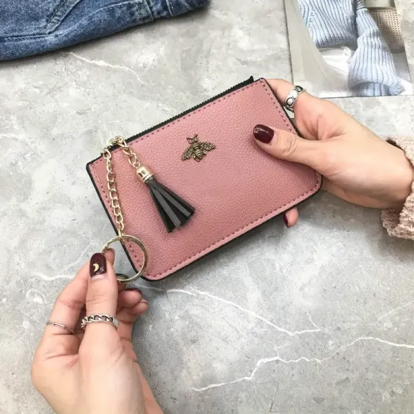 Women's  Pink Blocking Wallet