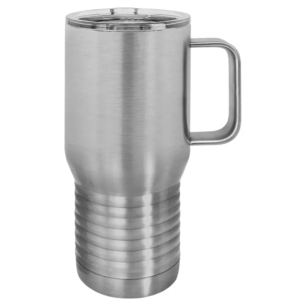 Double Wall Handled Coffee Stainless Steel Tumbler